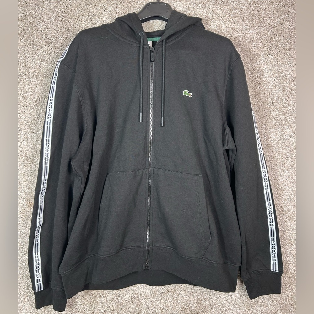 Lacoste Men's Classic-Fit Logo Taped Full-Zip Hoodie Size XXL NWOT